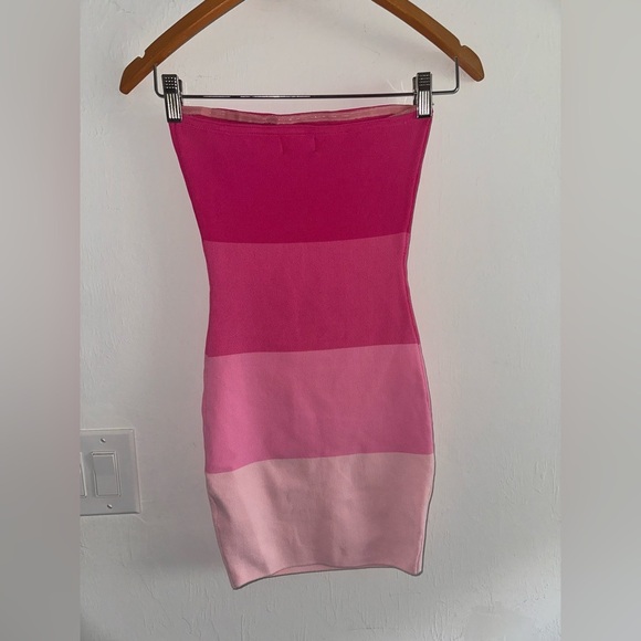 Superdown Perla Ombre Mini Dress in Pink Ombre Sz XS - Picture 4 of 5